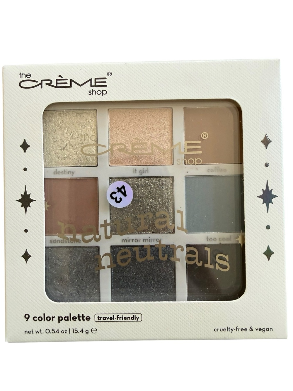 The Crème Shop Natural Neutrals 9-Color Eyeshadow Palette - Neutral Shades